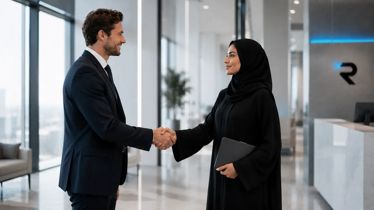 A handshake at the Ridisa office, a partnership built on trust