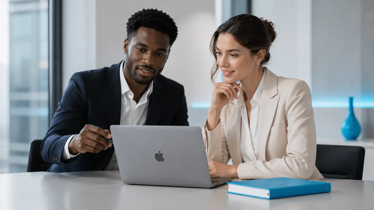 A Ridisa advisor walking a customer through the suite